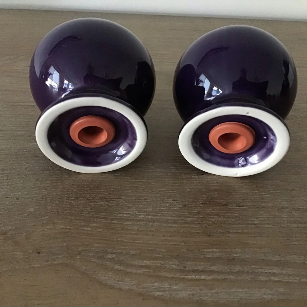 Fiesta Plum Salt & Pepper Shakers - Picture 4 of 7